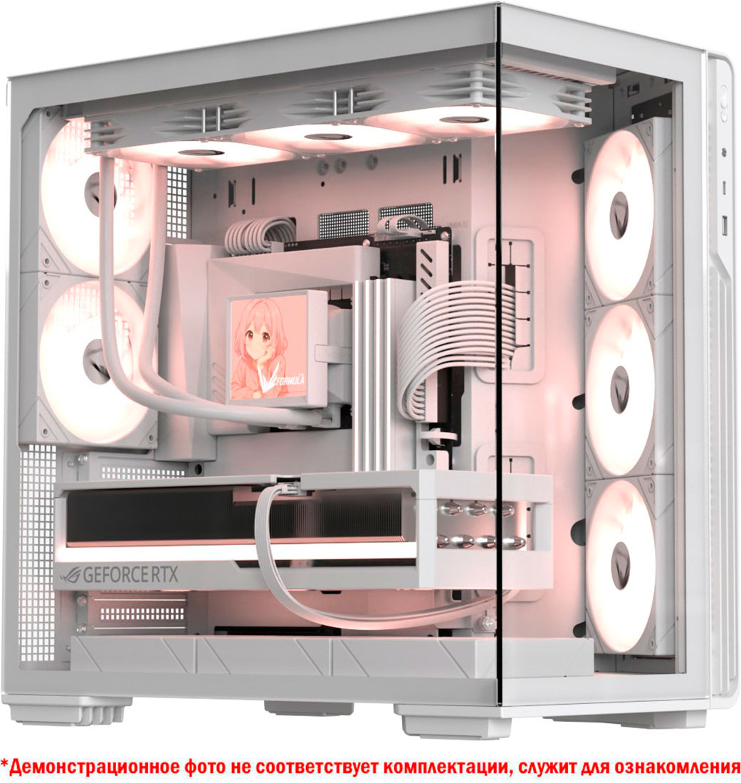 Изображение товара Компьютерный корпус Formula Crystal Z7 PA White