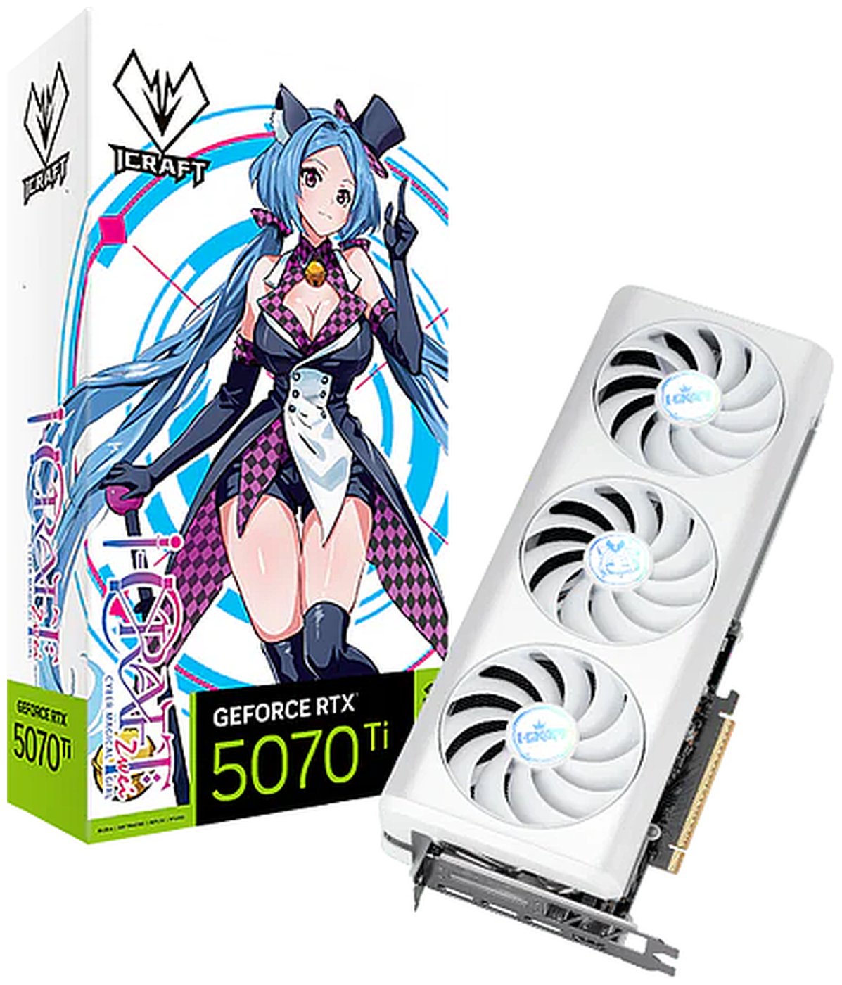 Изображение товара Видеокарта Maxsun GeForce RTX 5070 Ti iCraft OC 16GB AIGA (MS-RTX5070Ti iCraft OC16G AIGA)