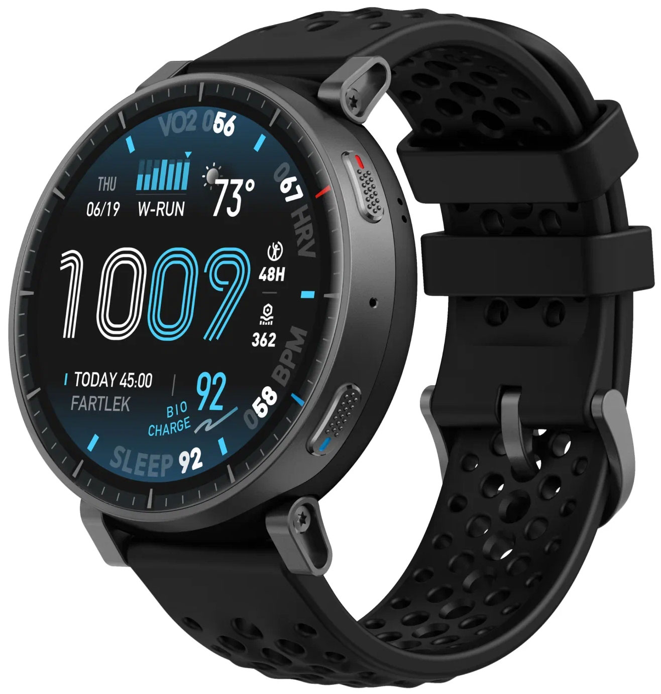 Изображение товара Умные часы Amazfit A2557 Active Max Black с мониторингом здоровья и GPS