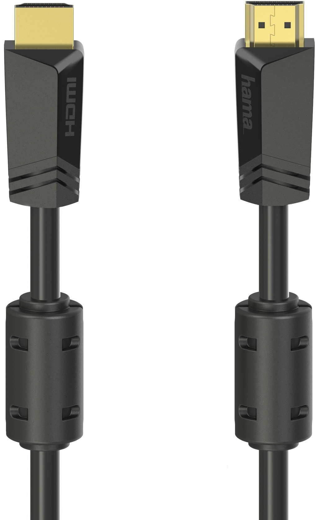фото Высокоскоростной кабель hama hdmi штекер-штекер, 4k, ethernet, позолоченный, 10 м, black (205009)