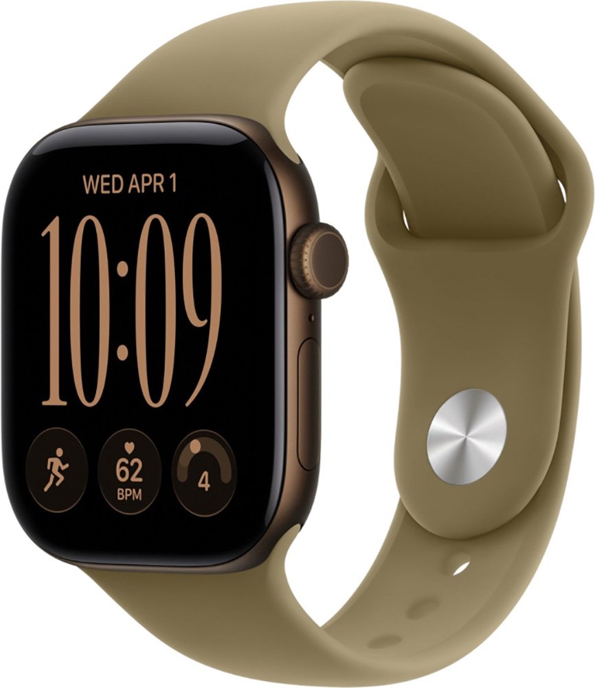 Изображение товара Умные часы и браслет Apple AW Series 12 GPS 46mm Dark Bronze Al Case with Olive Sp Band - M/L (Бронза), (MJEU4X/A) Изображение товара Умные часы и браслет Apple AW Series 12 GPS 46mm Dark Bronze Al Case with Olive Sp Band - M/L (Бронза), (MJEU4X/A)