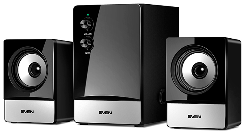 Изображение товара Акустика 2.1 Sven MS-90 2.1 черный 10Вт