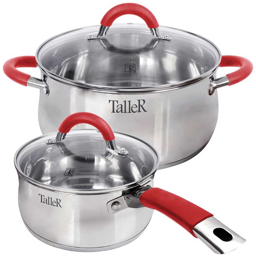 Набор посуды TalleR 7151-TR Лортон taller кухонный набор малверн 7 пр термостойкий пластик tr 51480