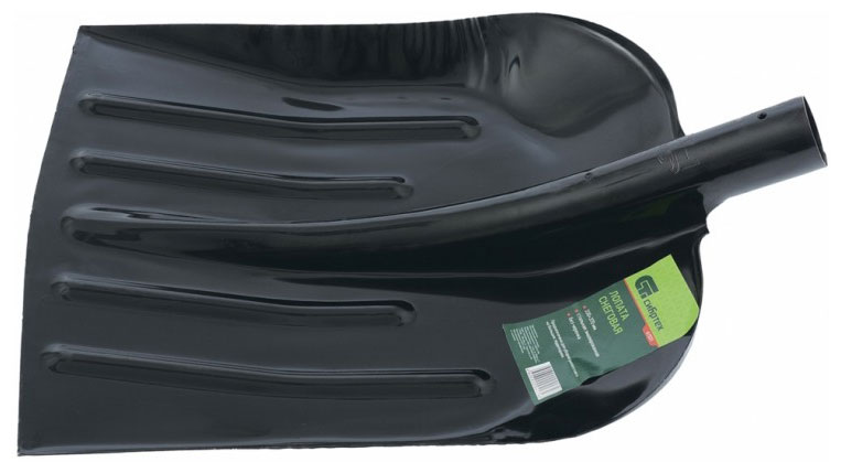 Изображение товара Лопата для уборки снега Сибртех стальная эмалированная, 330х365 мм, без черенка 61531