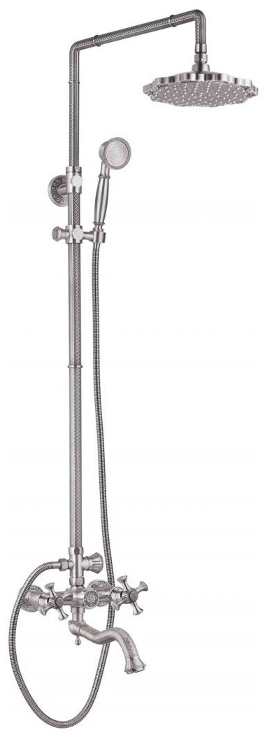 Изображение товара Душевой комплект Zorg A 7002DS-SL латунь с покрытием под бронзу винтажный стиль