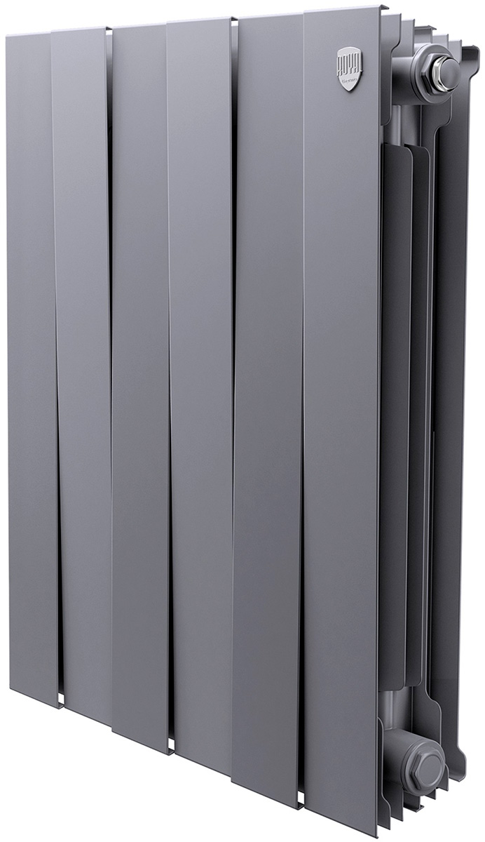 Изображение товара Водяной радиатор отопления Royal Thermo PianoForte 500 new/Silver Satin - 6 секций HC-1176340