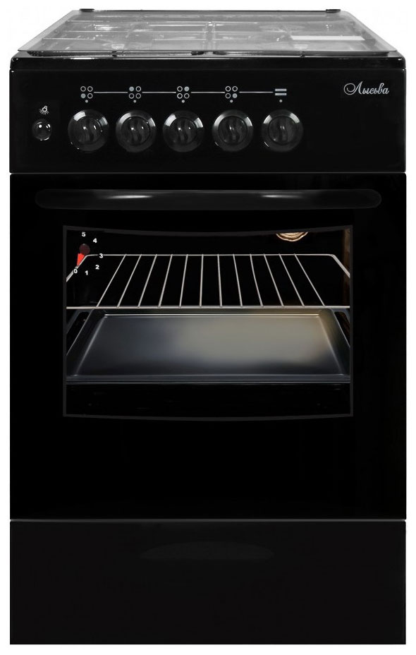 Изображение товара Газовая плита Лысьва ГП 400 МС-2у черная с духовкой 57 л