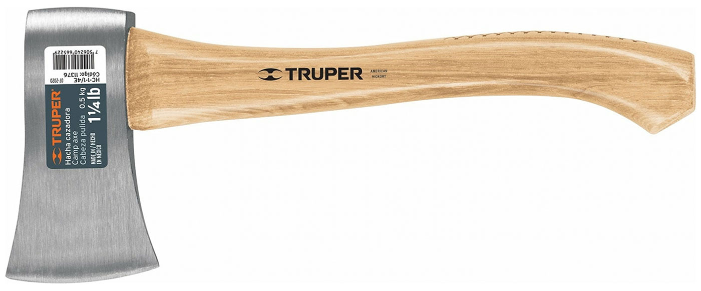 топор truper с деревянной рукояткой hc 1 1 4м Топор Truper 565 гр с деревянной рукояткой HC-1-1/4E 11376
