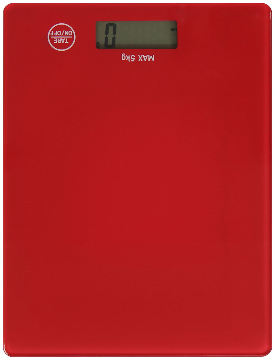 Кухонные весы WILLMARK WKS-511D красный