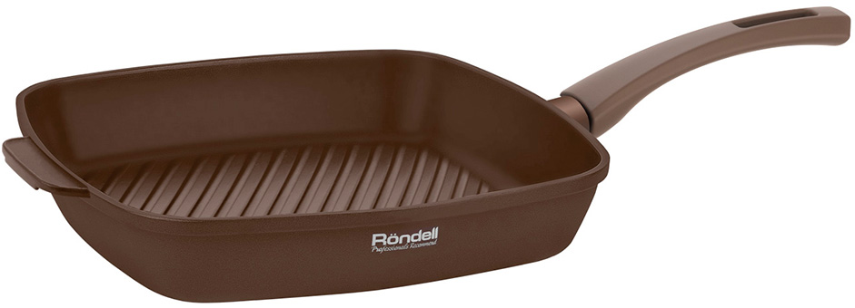 сковорода rondell 24 см bruno rda 1691 Сковорода-гриль Rondell RDA-1694 26х6,1 см Bruno