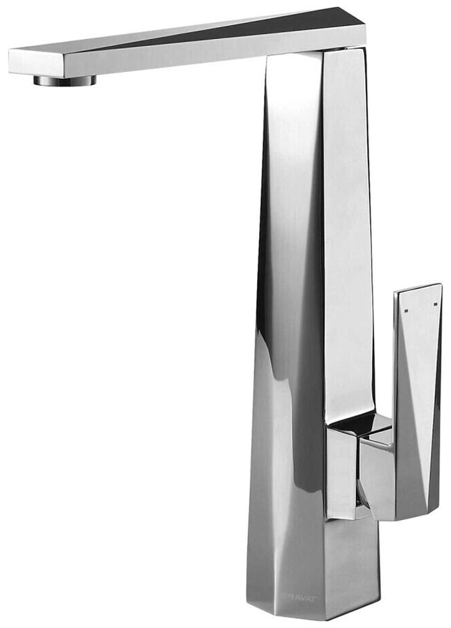 Изображение товара Смеситель для кухни Bravat Iceberg F776110C-2 хром однорычажный поворотный излив