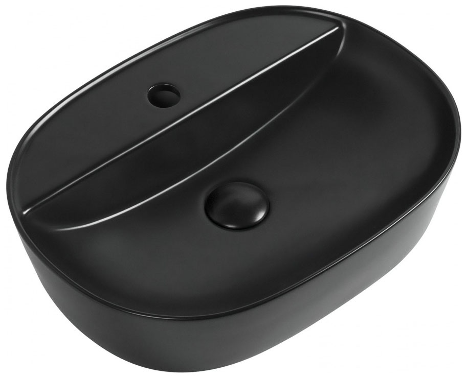 Изображение товара Раковина Aquanet Lake-2-MB 50 черный матовый