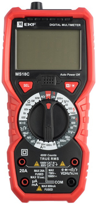 

Мультиметр цифровой EKF MS18C Expert (In-180701-pm18C) (auto added)