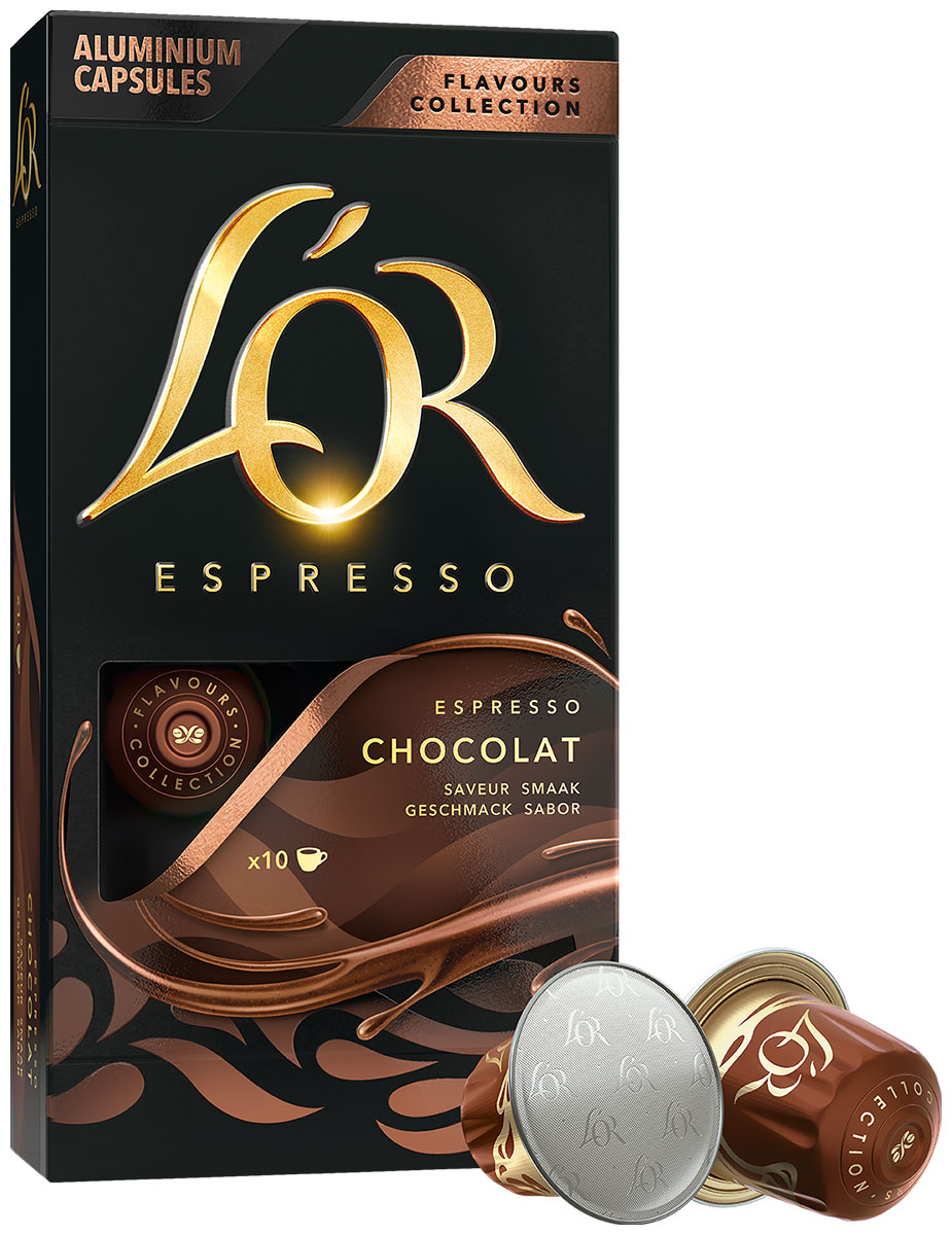 Кофе капсульный Nespresso L'OR Espresso Chocolate 10х5,2г Кофе капсульный Nespresso L'OR Espresso Chocolate 10х5,2г