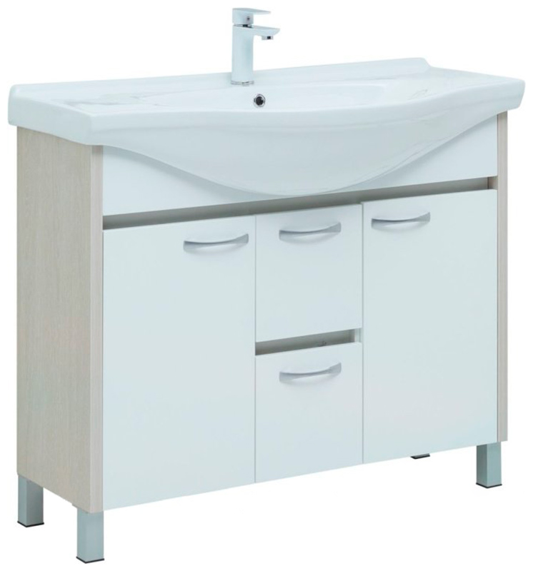 Изображение товара Тумба под раковину Aquanet Донна 100 белый дуб