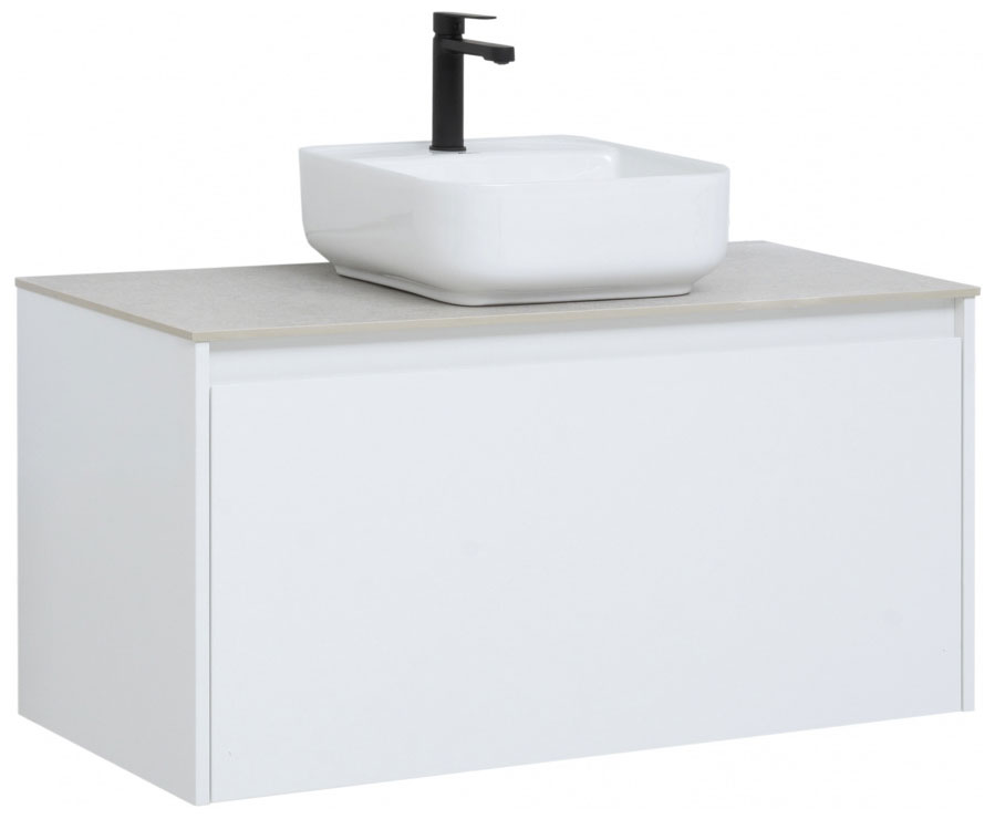 Изображение товара Тумба под раковину Aquanet Nova Lite 100 (1 ящик) белый (00242580)