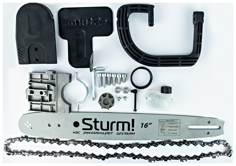 Изображение товара Насадка Цепная пила Sturm! AGCS16-01 на УШМ 16"