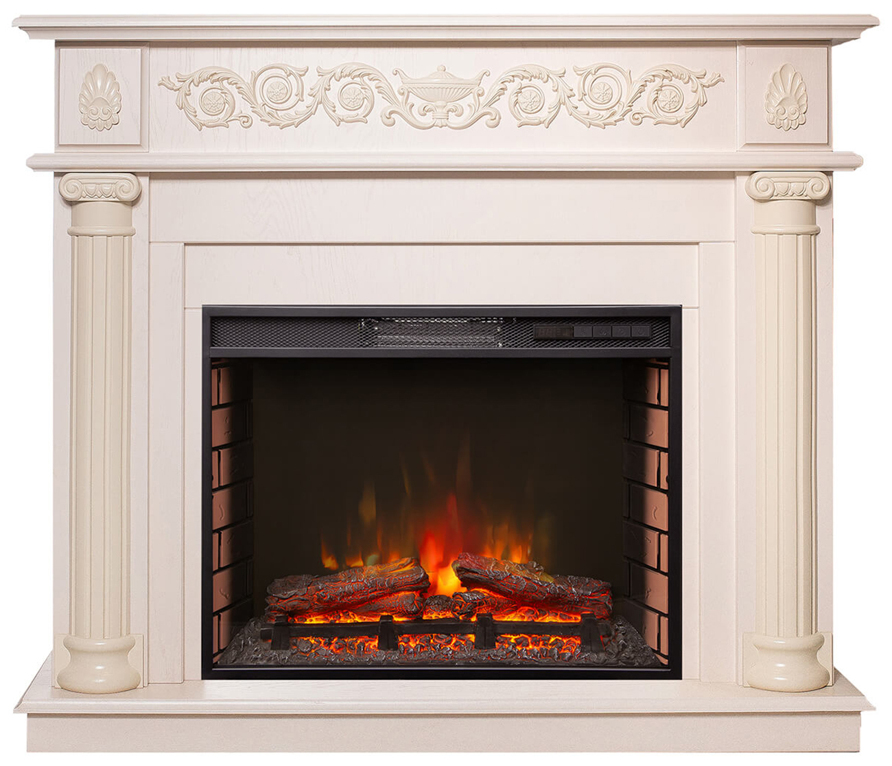 Изображение товара Каминокомплект Realflame ATTICA 25.5/26 WT с электроочагом Sparta 25,5 в стиле античность и модерн