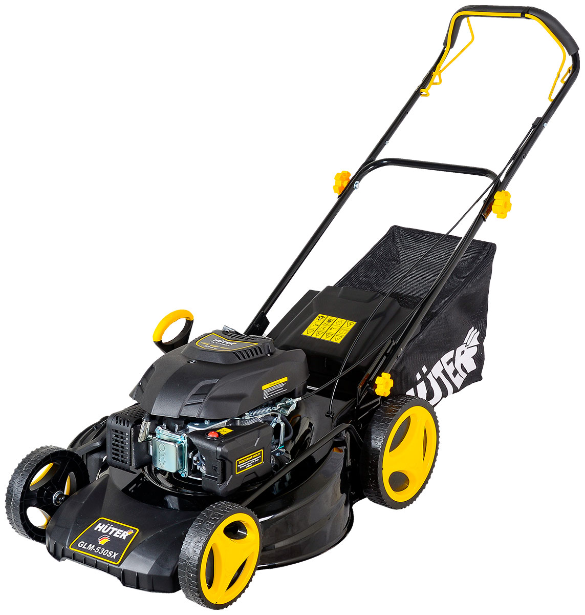 

Газонокосилка бензиновая Huter GLM-530SX, Черный