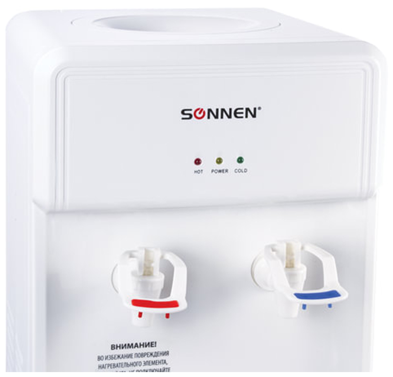 

Кулер для воды напольный Sonnen Fs-01, белый (452419)