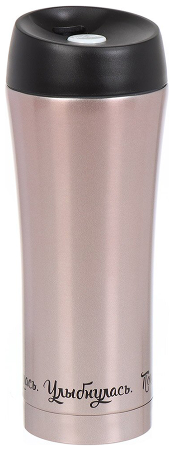 

Термокружка для напитков Daniks 0.45 л Женский стиль 2 SL-NT01 396554, Розовый