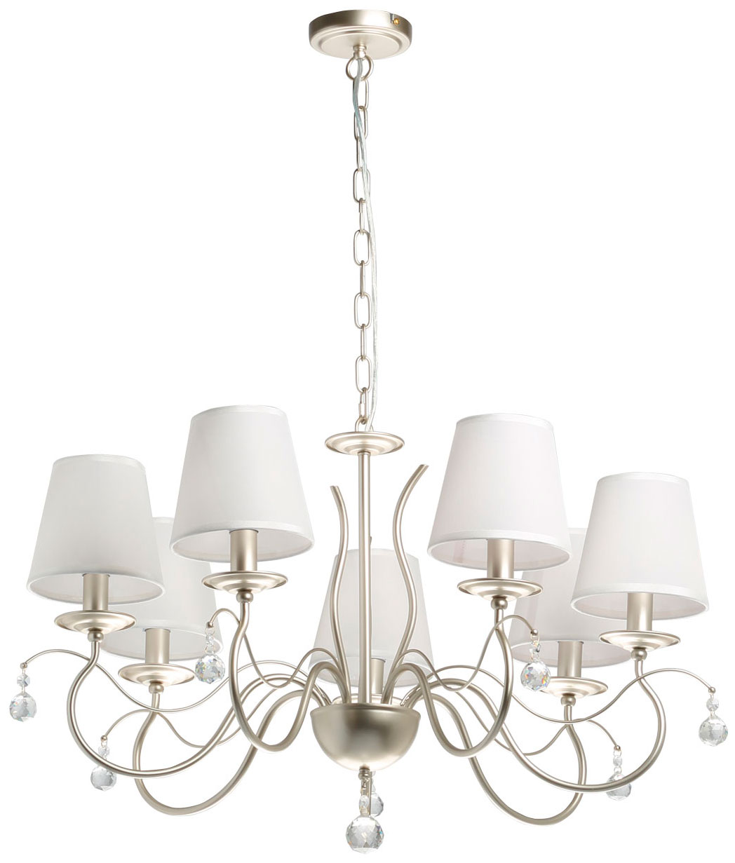 

Люстра подвесная MW-light Федерика 7*40W E14 220 V 684012807, Золотой/белый