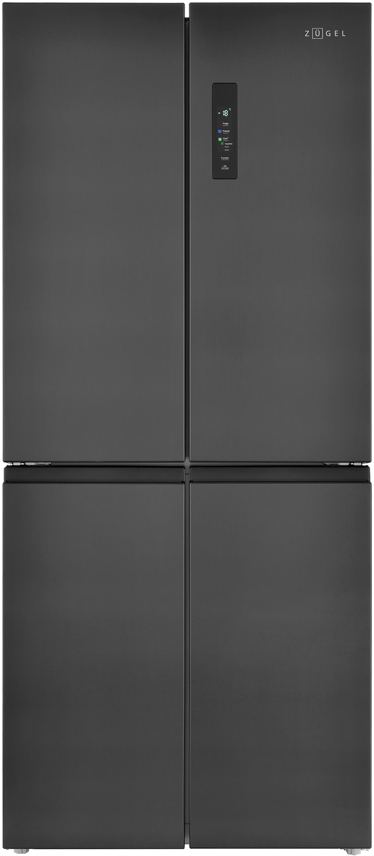 Изображение товара Многокамерный холодильник Zugel ZRCD430B черный с системой No Frost и зоной свежести