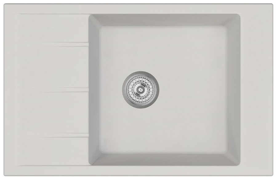 Изображение товара Кухонная мойка Emar EMQ-1780.Q Агат кварцевая с крылом 78x50 см