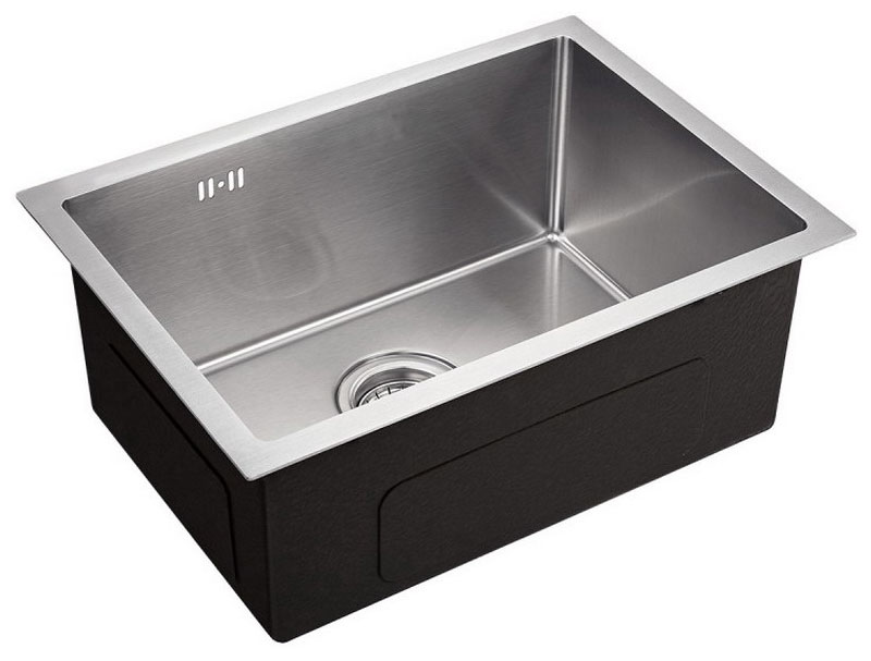 Изображение товара Кухонная мойка Emar EMB-132 PVD Nano Satine из нержавеющей стали 590x420 мм