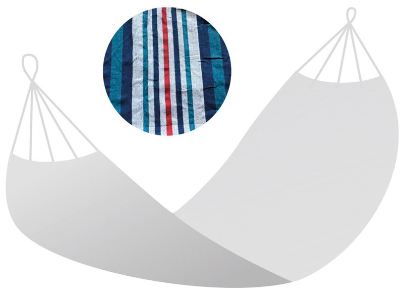 Изображение товара Гамак полотняный Ecos Ham-12 004973 230х145см с чехлом