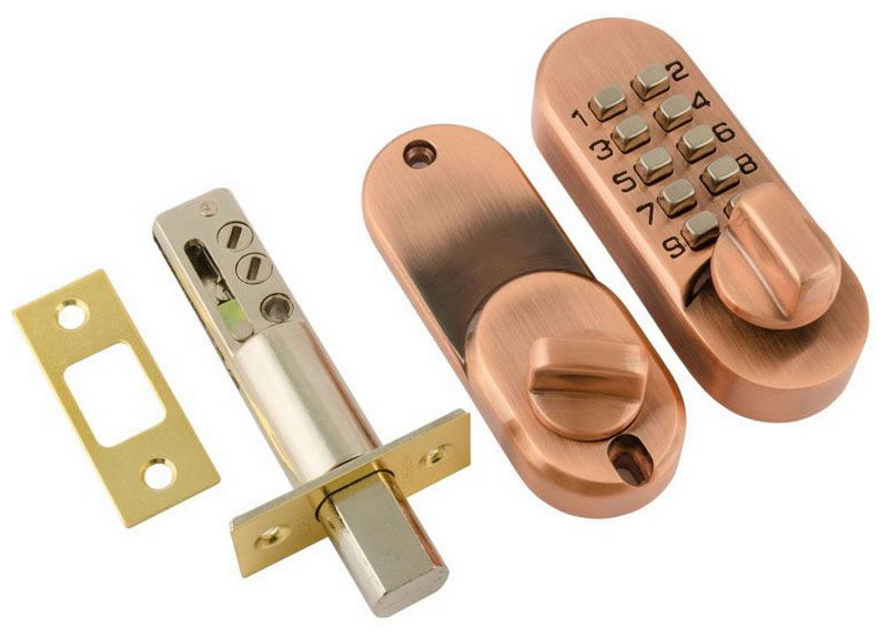 Изображение товара Замок кодовый Нора-М 600 старая медь (8694)