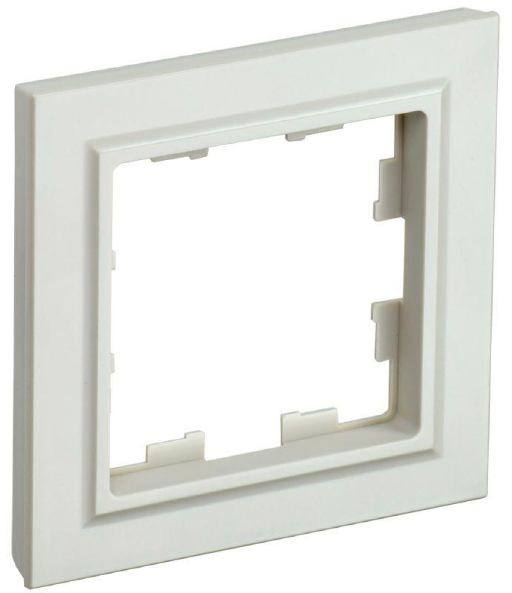 Изображение товара Рамки, декоративные элементы, основания для ЭУИ IEK Рамка 1-м BRITE РУ-1-БрКр беж.