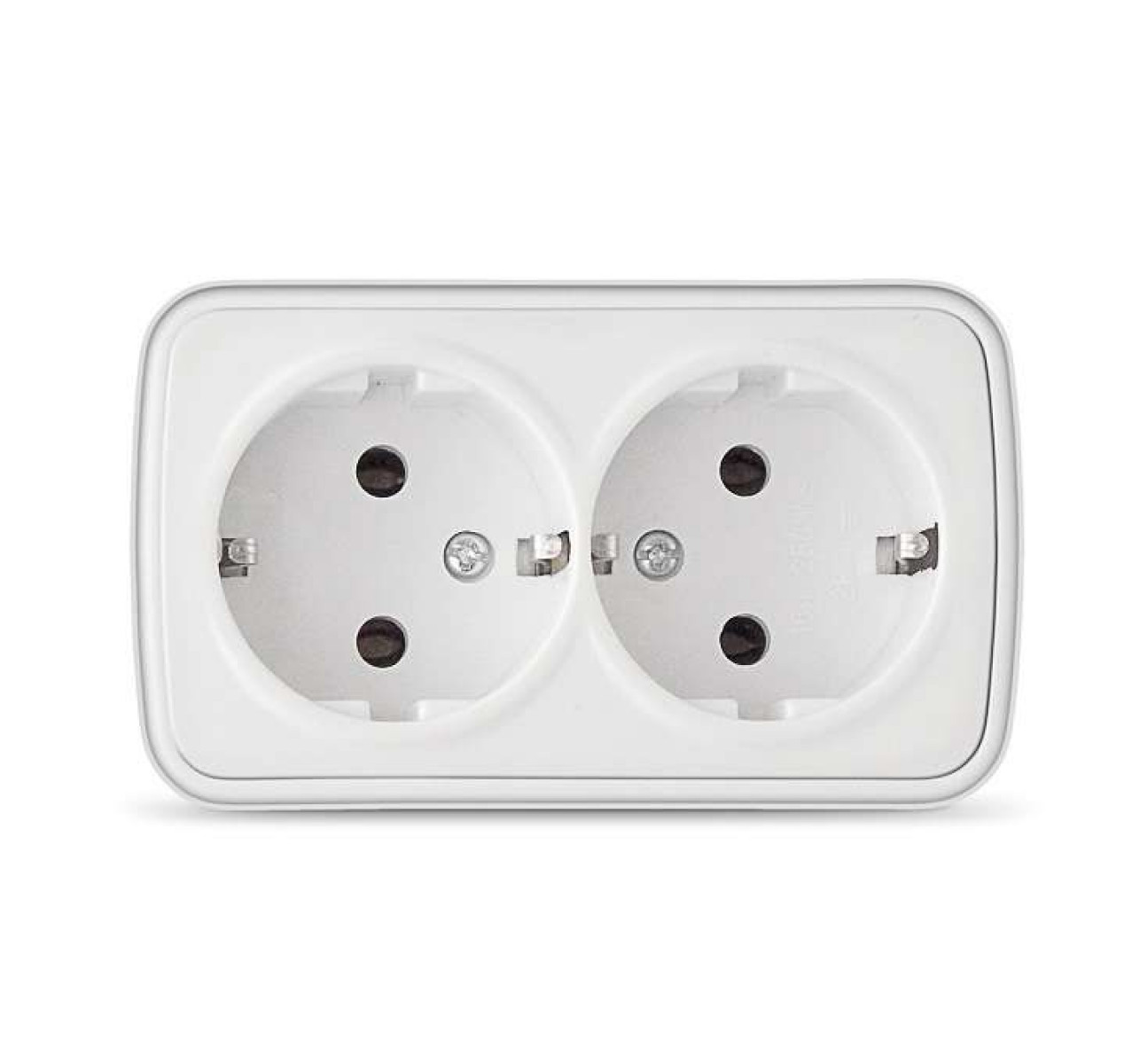 Изображение товара Розетка наружная Союз Электра 16А IP20 с заземлением белая