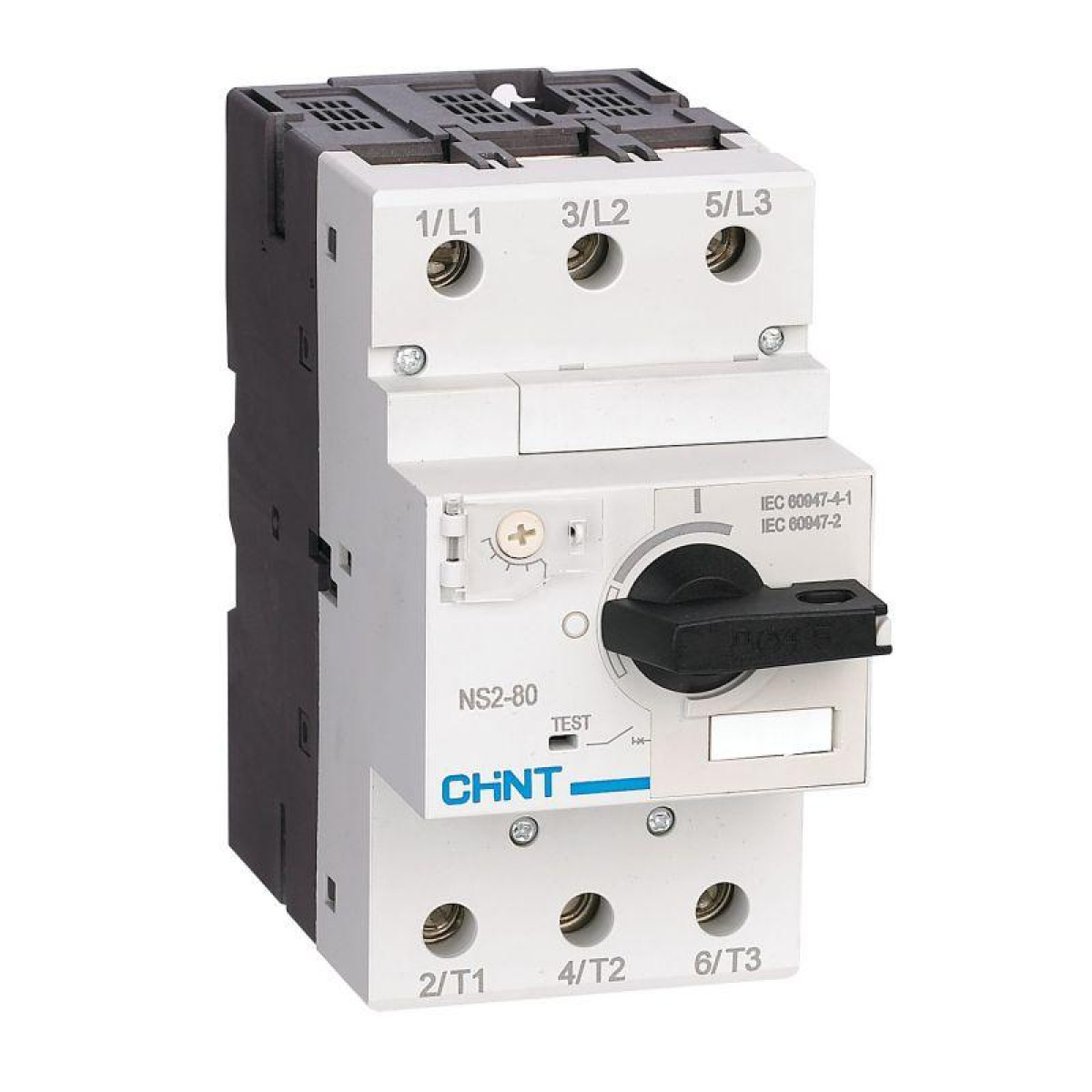 Изображение товара Низковольтное и промышленное электрооборудование Chint Выключатель автоматический для защиты двигателя 23-32А NS2-80 с поворотн. ручкой (R)