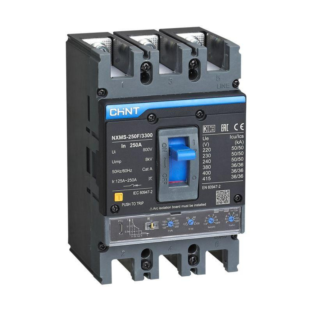 Изображение товара [Выключатель] Chint NXMS-250SF Электронная расцепляющая система 250 А