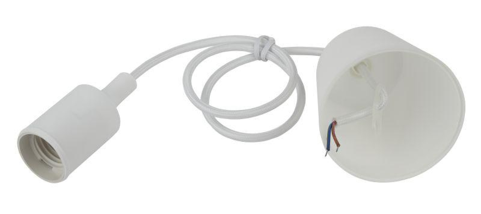 Изображение товара Патрон ЭРА Е27 с подвесом белый - надежное решение для освещения