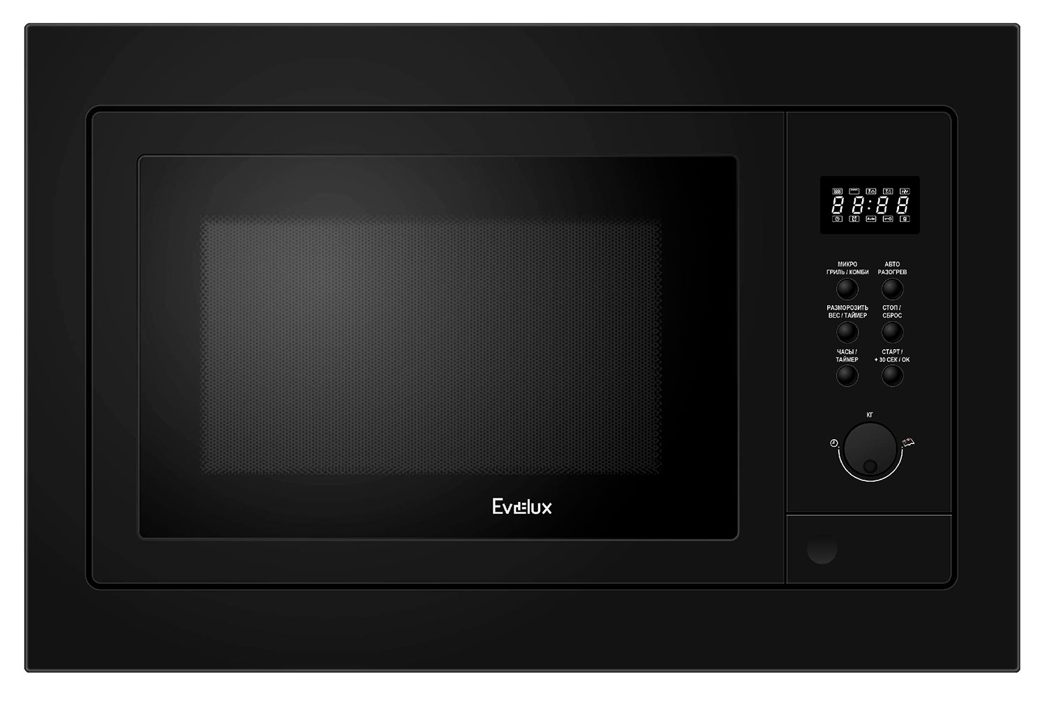 Изображение товара Встраиваемая микроволновая печь Evelux MW 25 B черная 25 л гриль электронное управление
