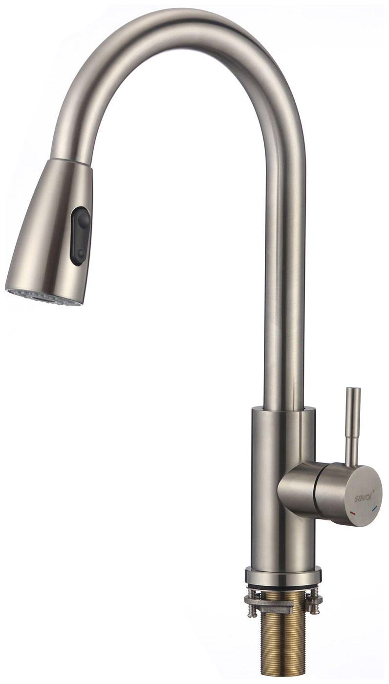 

Кухонный смеситель Savol S-002806L, Нержавеющая сталь