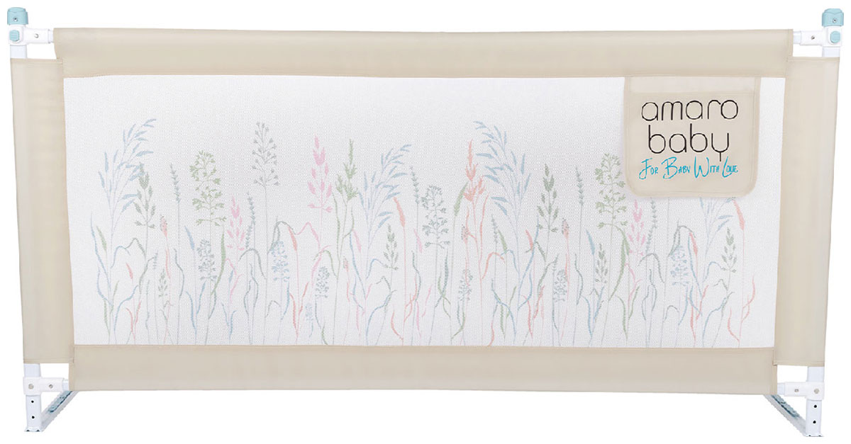 Изображение товара Барьер защитный для кровати Amarobaby safety of dreams, бежевый, 180 см (AB-SOFD-BSR-BE-180)