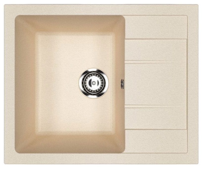 Изображение товара Кухонная мойка Ulgran U-607 бежевого цвета