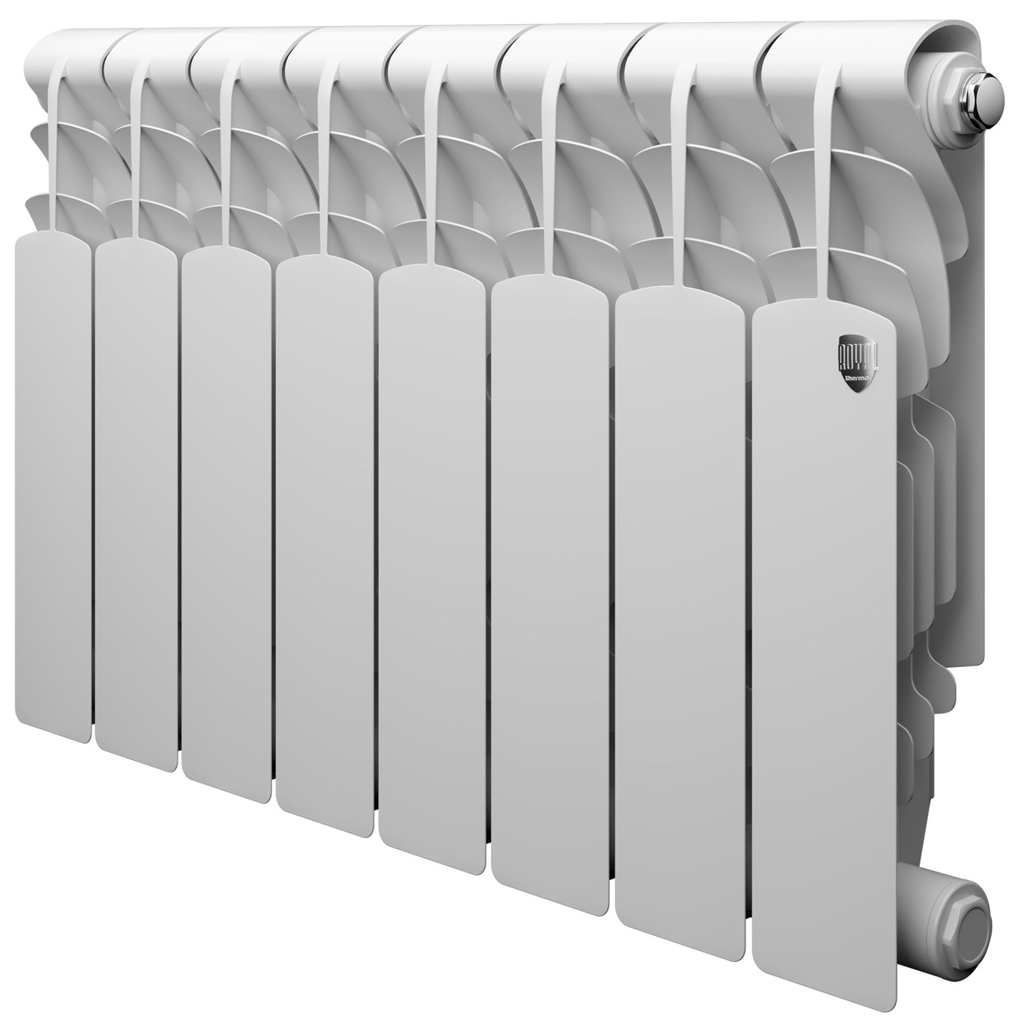 Изображение товара Водяной радиатор отопления Royal Thermo Revolution 350 8 секций алюминий белый