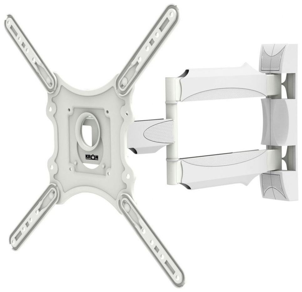 Изображение товара Кронштейн для телевизора Kron M4 белый наклонно-поворотный 32-55"