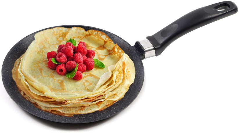 Изображение товара Сковорода блинная Panairo Lordom 22 см литой алюминий антипригарное покрытие