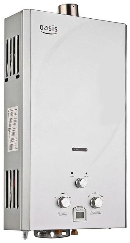 Изображение товара Газовый водонагреватель Oasis 20 S/TUR стальной Изображение товара Газовый водонагреватель Oasis 20 S/TUR стальной