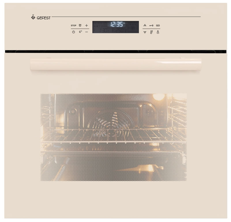 Изображение товара Электрический духовой шкаф Gefest ЭДВ ДА 622-04 В1S с конвекцией грилем и таймером