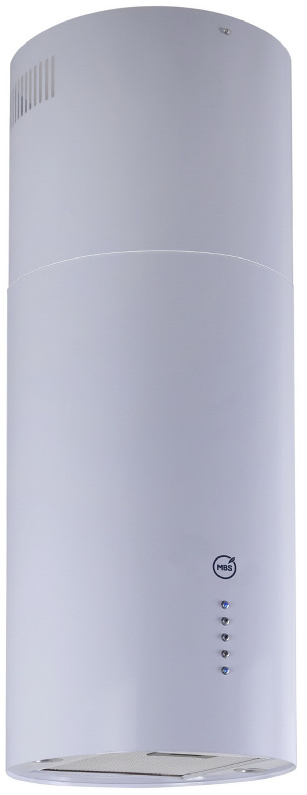 Изображение товара Вытяжка MBS AMARANTH 135 ISLAND WHITE кухонная 1030 м3/ч светодиодное освещение