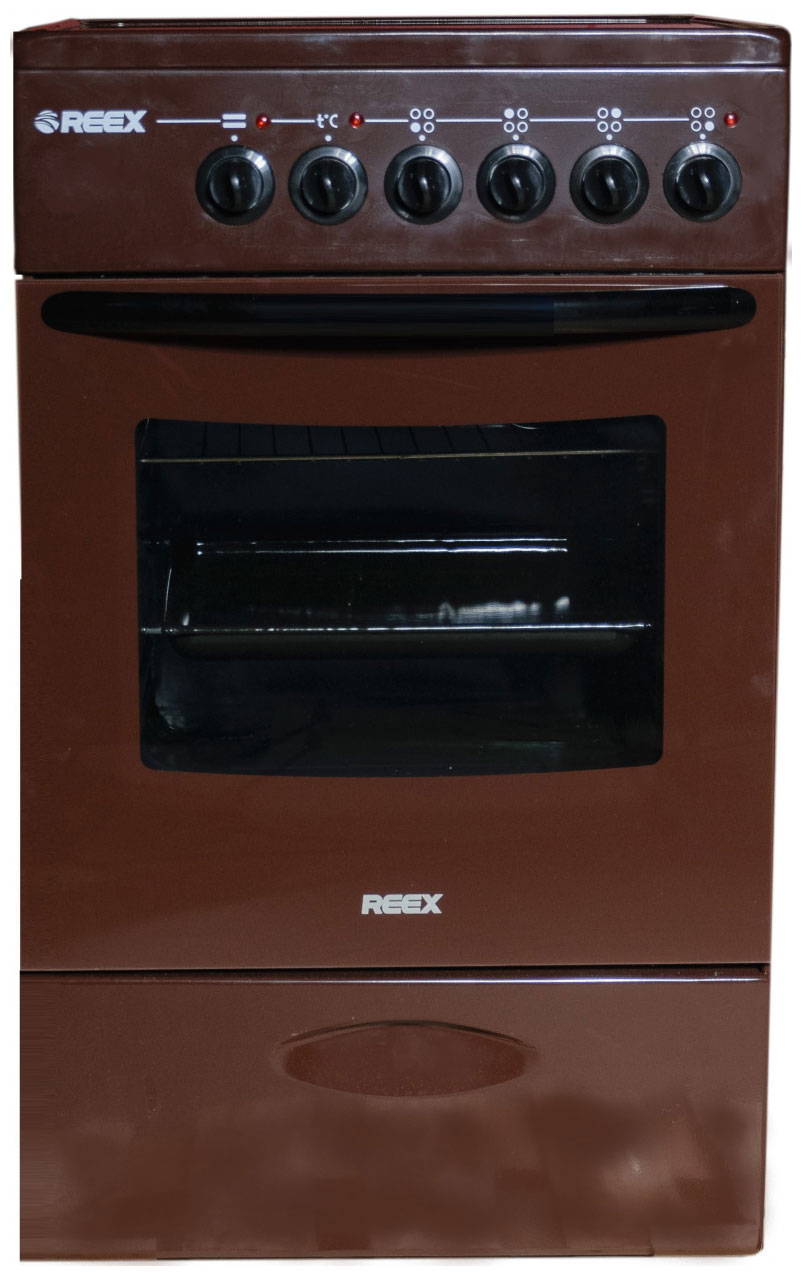 Изображение товара Электроплита Reex CSE-54 gBn коричневая стеклокерамическая с духовкой