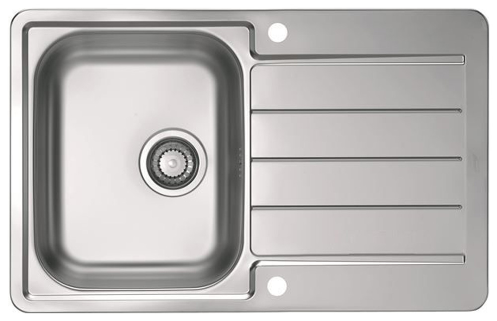 Изображение товара Кухонная мойка Alveus LINE MAXIM 80 SAT 90 790X500 1X с сифоном 1127251 (1100216)