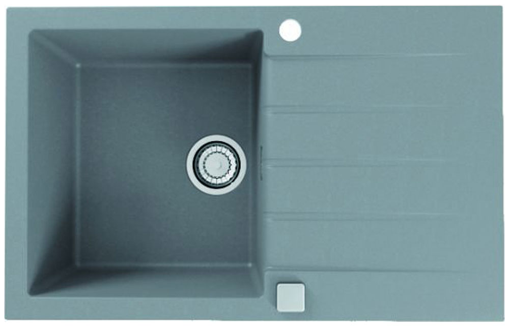 

Кухонная мойка Alveus GRANITAL CADIT 20 CONCRETE G81 790 X 500 1X с сифоном 1132823 (1132025), Бетон