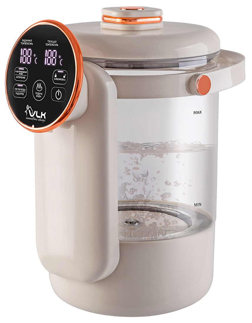 Изображение товара Термопот VLK Venice-3075 бежевый 13 режимов нагрева защитa для детей 3л
